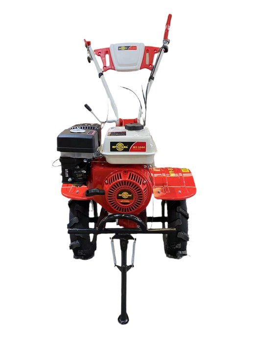 10HP power weeder with heavy-duty engine, wide rotary tiller blades, and adjustable handle – built for deep soil cultivation, inter-row tilling, and heavy farm operations.”