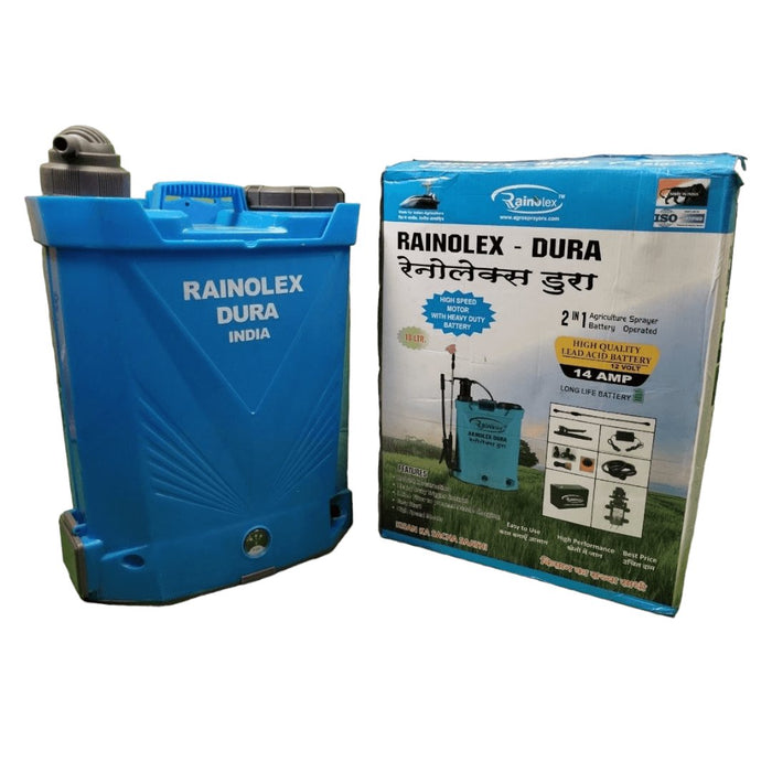 2 IN 1 BATTERY SPRAYER RAINOLEX DURA 12/14 18 LTR - Machine Point