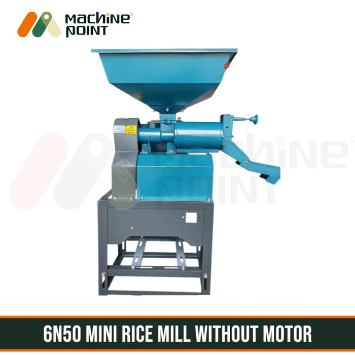 6N50 Mini Rice Mill Without Motor – 300 kg/hr Paddy Processing Machine by Machine Point
