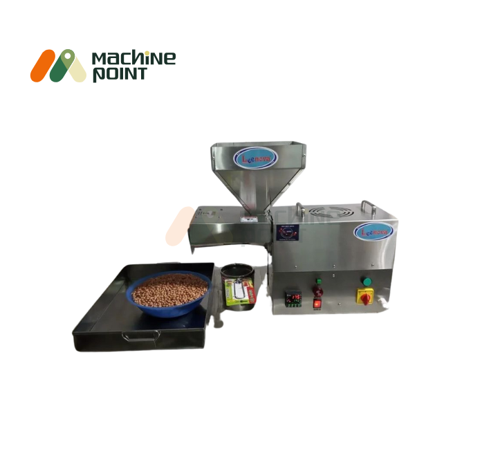 400W oil expeller machine with digital temperature control, ideal for groundnut and sesame oil pressing.