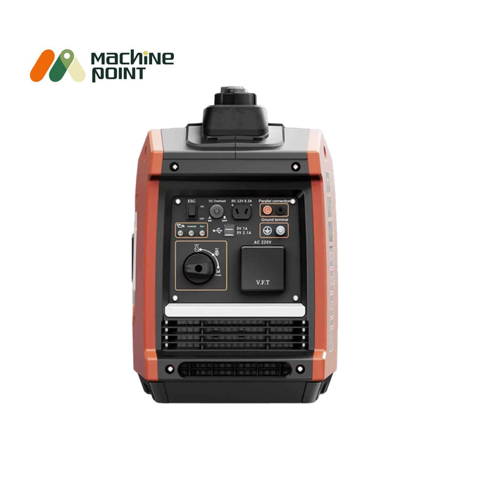 High-performance 7.5 HP copper winding generator with battery, wheels and handles – Machine Point