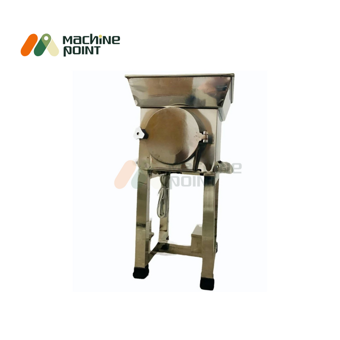Rear view of 3HP Gravy Machine Jumbo with power cord and closed motor housing.