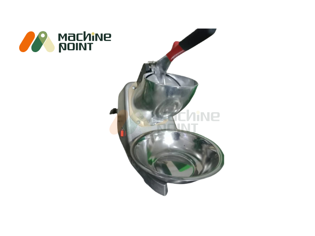 Ice Crusher Machine – Compact and durable design with stainless steel bowl and safety handle for efficient ice crushing.