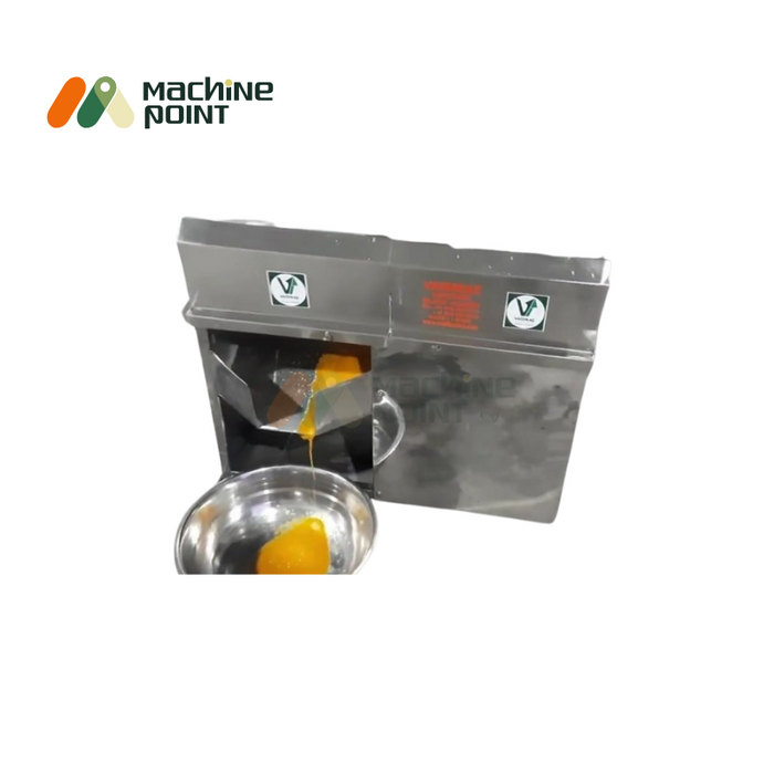Compact mango pulp extraction machine designed for small-scale food processing.