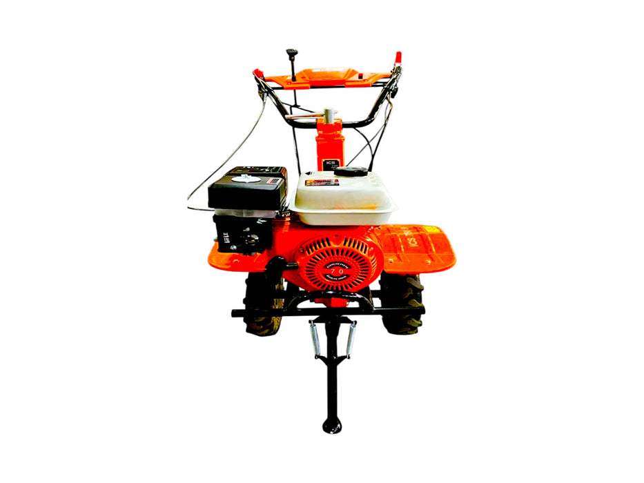 ADIYOGI GARUDA EMBOSS 7HP Petrol Power Weeder with durable tubeless tyres for efficient farm cultivation"