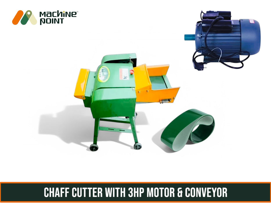 CHAFF CUTTER GP-CC-9ZT-0.6 WITH 3HP MOTOR & CONVEYOR 3