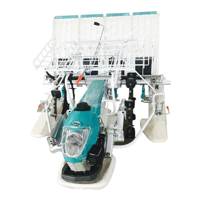 Mechanized rice transplanter with 6-row capacity – ideal for commercial farming.