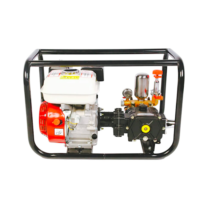 Direct-coupled agricultural sprayer with HTP pump and full spray kit
