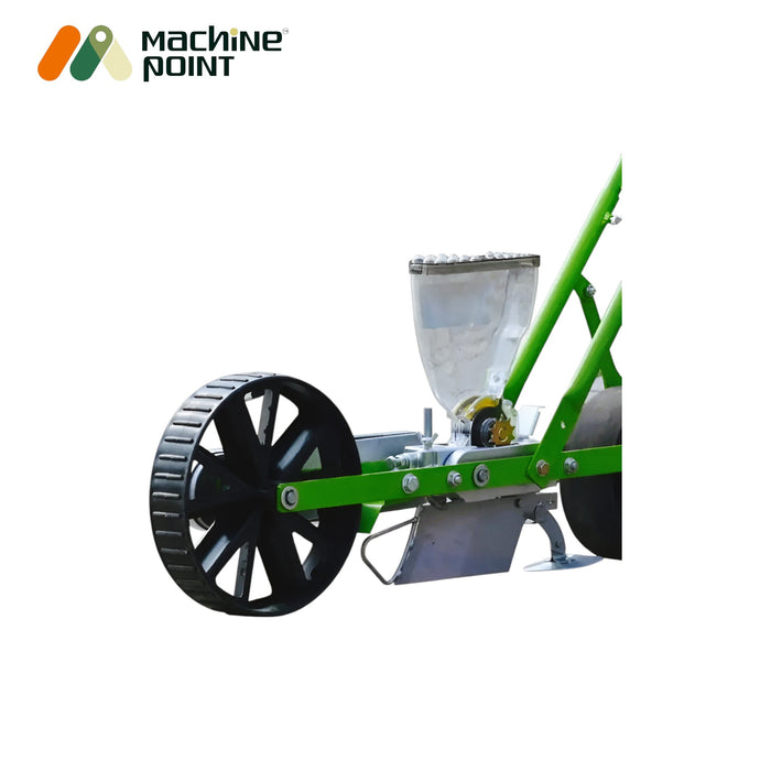 Manual walk-behind seeder with 1–2 seed drop and high efficiency