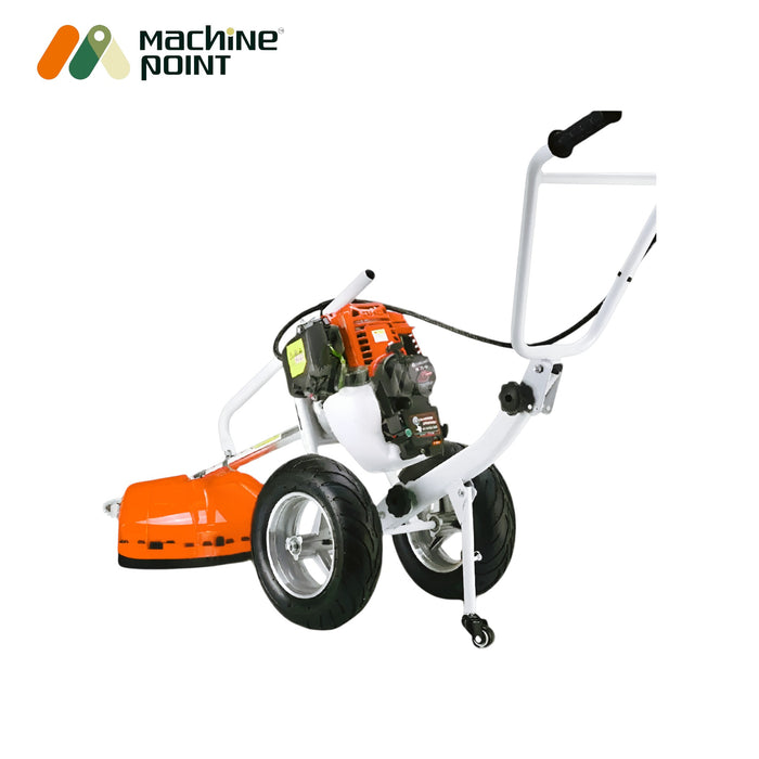 Machine Point GX50 cutter kit with trolley design and red engine on display