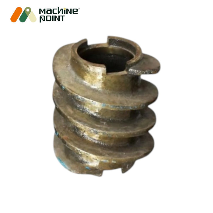 Heavy-duty feed screw for N200 rice mill – ensures consistent grain flow and minimal processing delays.