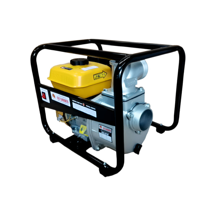 Heavy-duty GTD-WP40 water pump with full pipe kit and yellow engine