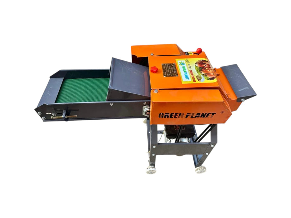 GT-SHAKTI Chaff Cutter with 3HP Motor, Conveyor Belt & Gear–GP-CC-9ZT-0.4BGM 2