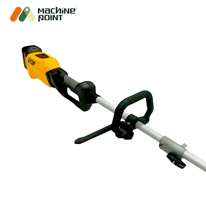 Cordless Brush Cutter with Metal Blade, Trimmer, and Pruner