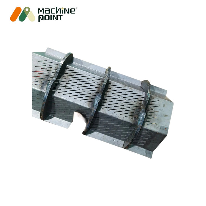 Heavy-duty MS rice mill screen with circular ring – compatible with 6N70 huller for consistent output.