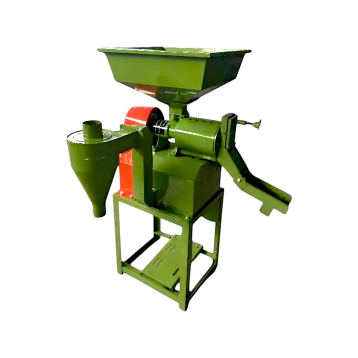 300 kg/hr Mini Rice Mill 6N50 Model – Custom Motor Setup, Mild Steel Build