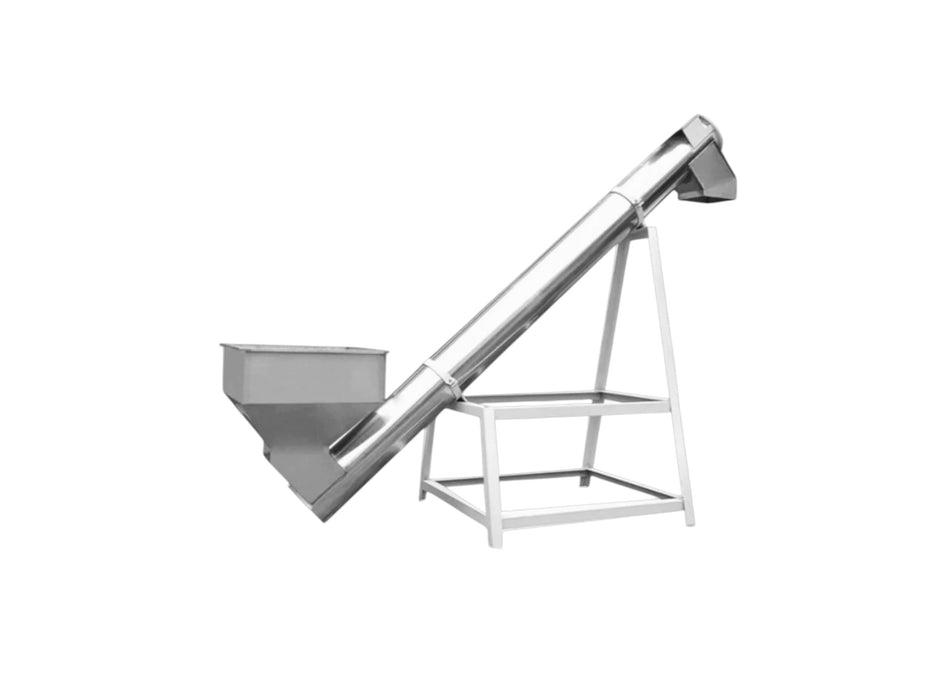Heavy-duty screw elevator for vertical material handling – efficient in space-saving grain transfer operations.