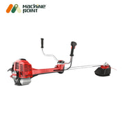 CG-400 Side Pack Brush Cutter Displaying Engine, Handle, and Harness

