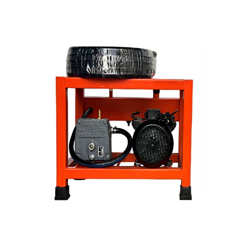 Portable cow milking machine with C17M KP motor and stainless steel single bucket system