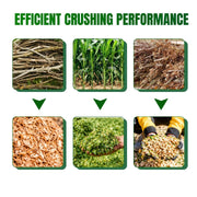1000 kg per hour wood chipper machine for farm and garden waste