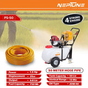 "Neptune Engine Powered Trolley Sprayer with 60 CM Spray Gun"