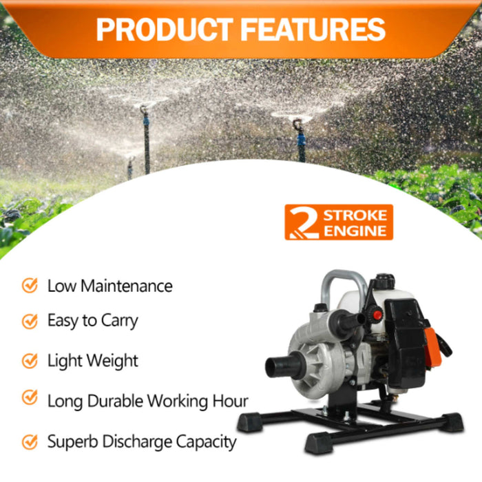 Lightweight portable water pump for wells, ponds, and tanks