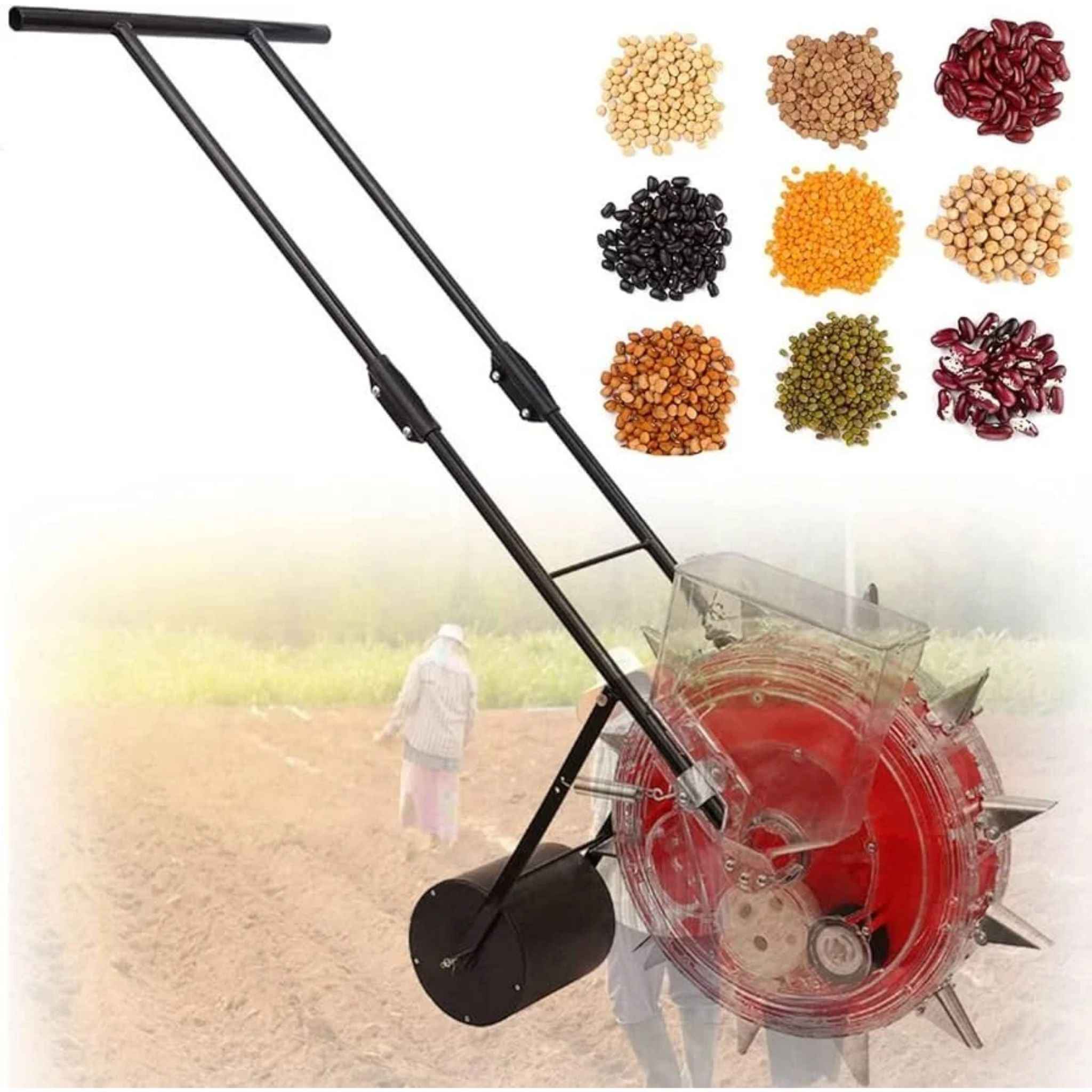 Manual Seeder Machine - 12 Teeth - Machine Point