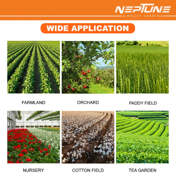 Neptune 26CC petrol engine power sprayer side view