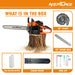 Neptune 22-inch chainsaw for professional forestry tasks