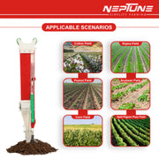Neptune manual seeder for sunflower, watermelon, and pumpkin seeds
