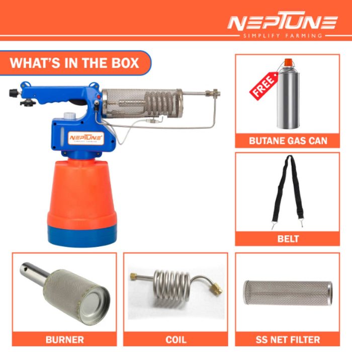 Butane gas fogger for efficient outdoor pest control