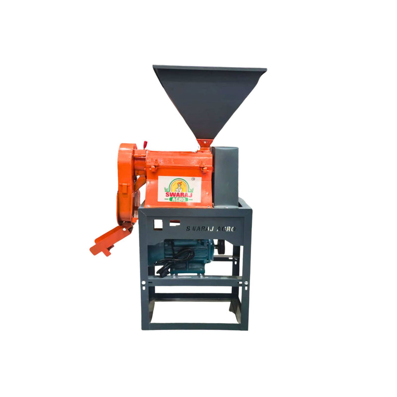 Small-Scale 6N100 Rice Mill With Motor for Home and Business Use