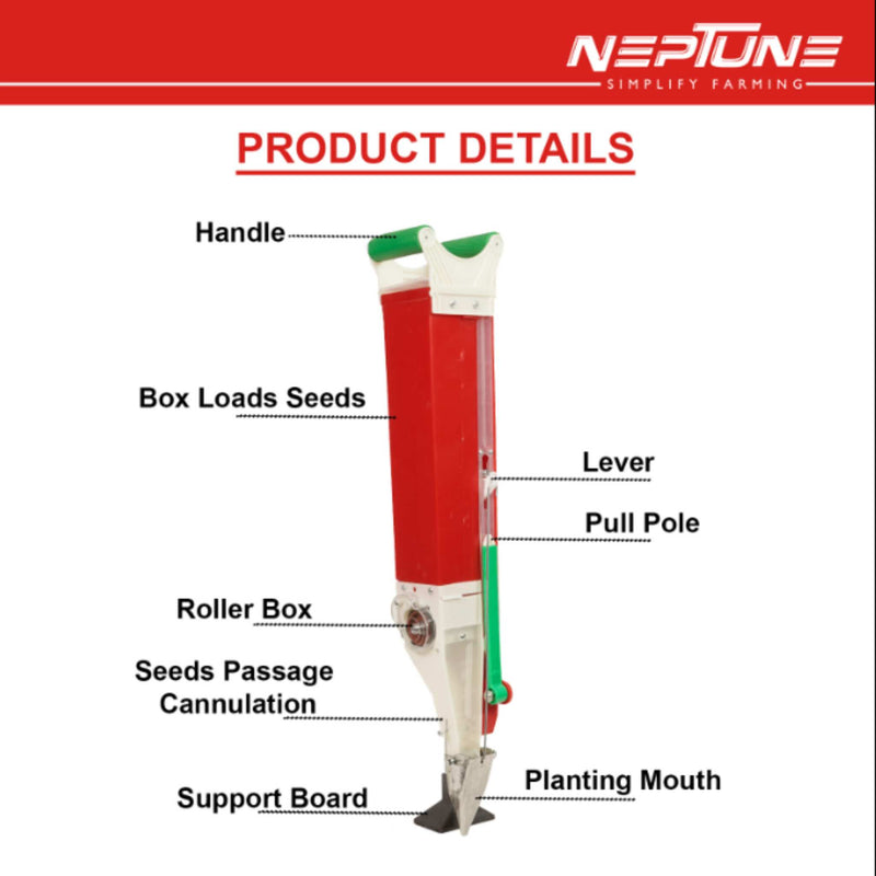 Lightweight single-barrel seeder with fertilizer application option