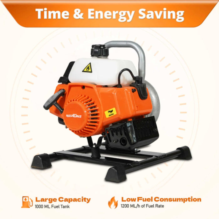 Neptune portable engine pump with 1.5-inch suction outlet