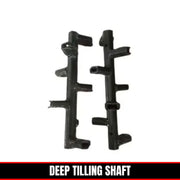 center rotary shaft attachment for petrol power tiller