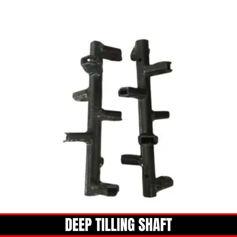 center rotary shaft attachment for petrol power tiller