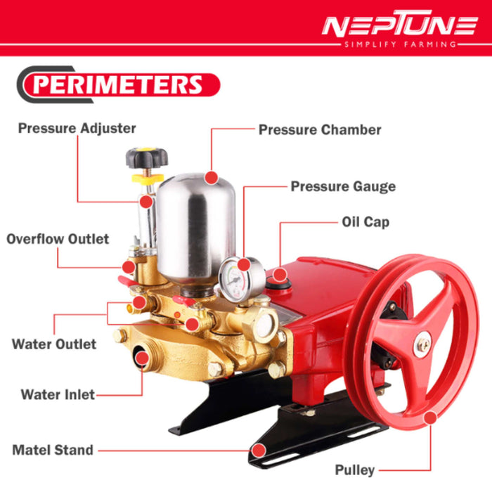 "Neptune HTP-30 GOLD Heavy-Duty Sprayer for Car and Bike Washing"
