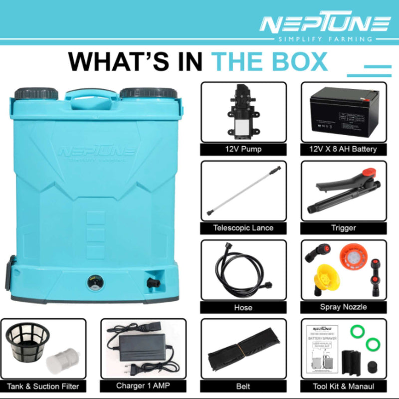"Durable Neptune DK-12 20-Litre Knapsack Sprayer for Crop Protection"
