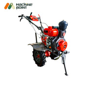 RIGA-ITALY KPD-1000 weeder featuring dual start, 247 CC engine, and gear-driven system.


