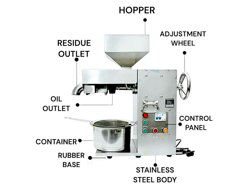 Jumbo oil press machine for commercial use – efficient for extracting pure and natural cold-pressed oils.