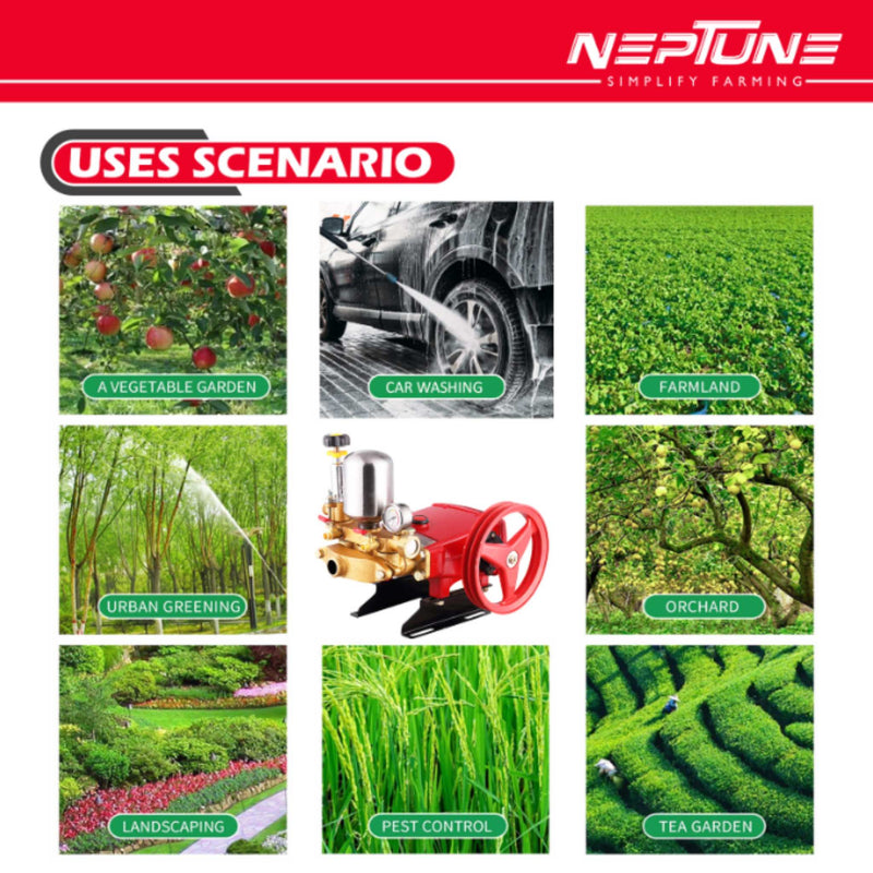 "Neptune HTP-30 GOLD Compact Tractor Mounted High Pressure Pump"