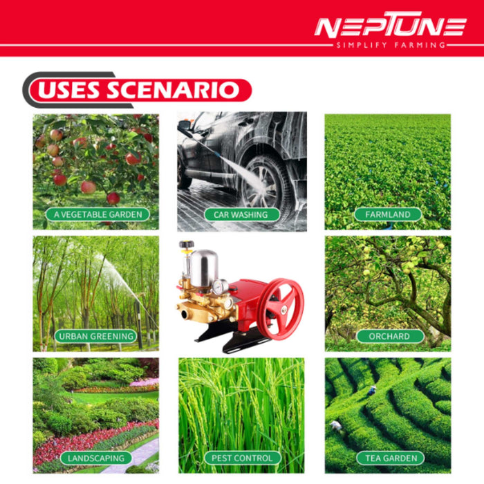 "Neptune HTP-30 GOLD Compact Tractor Mounted High Pressure Pump"