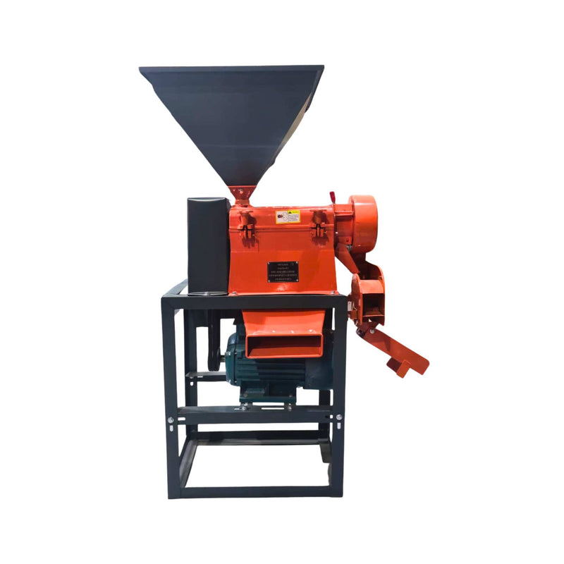 Electric Motor-Driven 6N100 Mini Rice Mill – Efficient Rice Processing