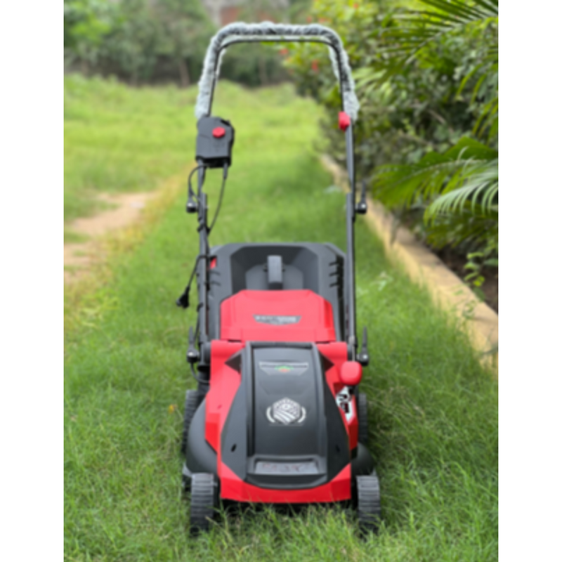 Electric Lawn Mower 2HP (1600W) with 5 Height Positions & 40L Collection Bag – Machine Point