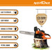High-power 3.5 HP chainsaw with durable magnesium body