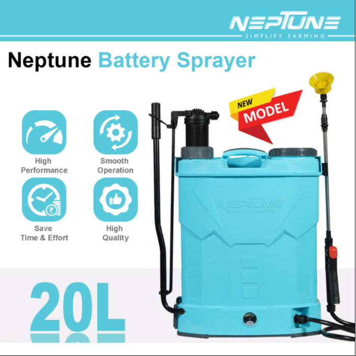 "Neptune DK-21 Double Pump Garden and Agriculture Sprayer 12V 8AH"