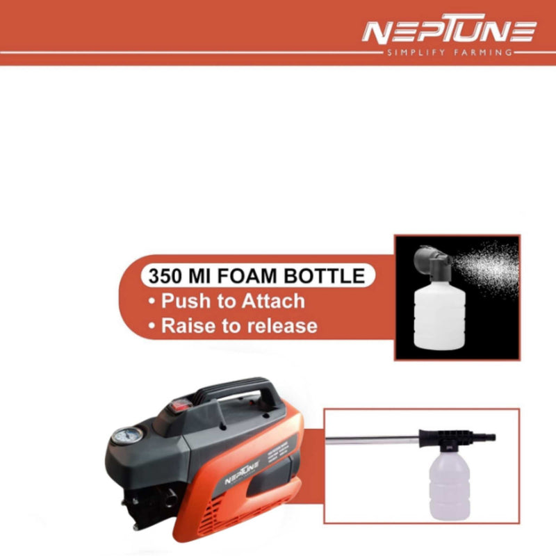 Neptune 7-meter hose pressure washer with adjustable nozzle