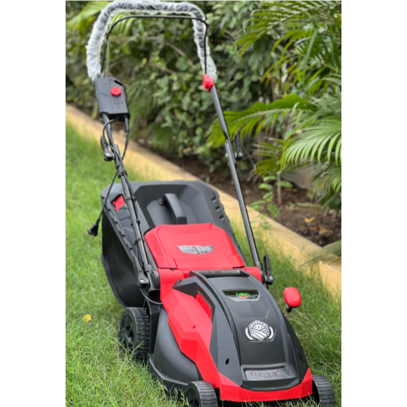Electric Lawn Mower 2HP (1600W) with 5 Height Positions & 40L Collection Bag – Machine Point