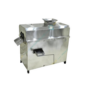 Food-grade stainless steel mango pulp machine ideal for juice and pulp processing in small businesses.