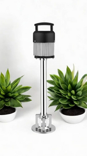 Valona 100 Ltr Heavy-Duty Lassi and Buttermilk Stirrer Machine with Stainless Steel Shaft and Stylish Black Motor Head – Ideal for Large-Scale Dairy Use.